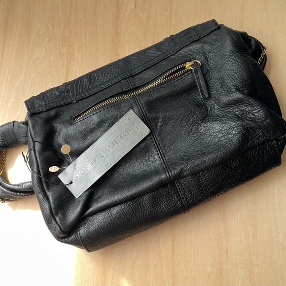 Vince Camuto Dual Leather Statement T-Clasp Purse - Picture 5 of 8